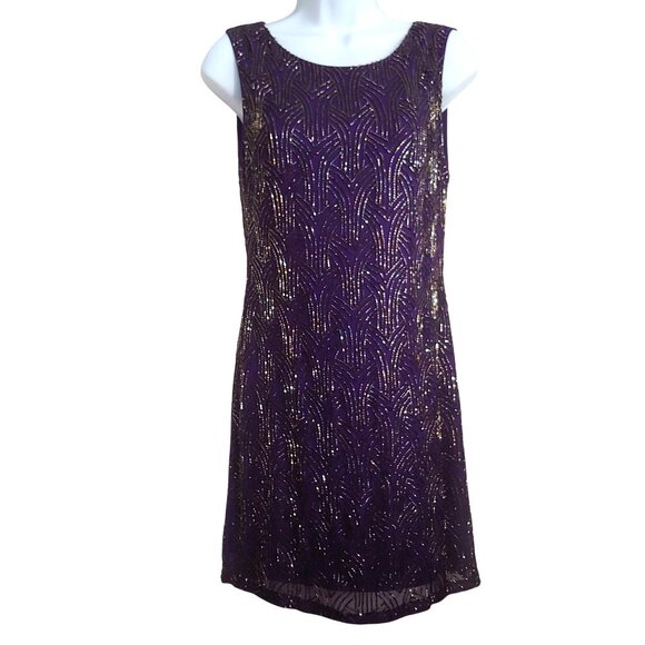 Alice & Olivia 100% Silk Beaded Front/Back Mesh Detail Sparkly Fancy Mini Dress - Picture 1 of 16